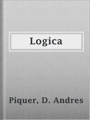 cover image of Logica
